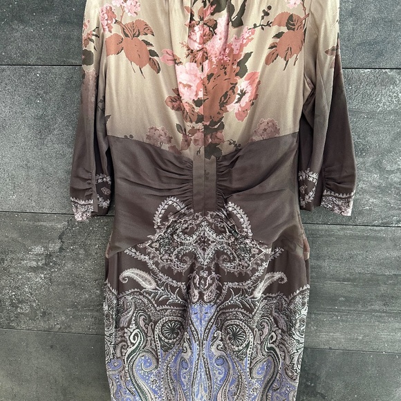 Etro Silk Dress size 46 made in Italy - Picture 11 of 13